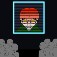 1984 big_brain closed_mouth clothes coat crowd evil glasses grey_skin multiple_soyjaks npc screen soyjak stubble subvariant:npc_soyak variant:feraljak variant:soyak yellow_eyes // 1795x1608 // 339.2KB