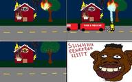 afro big_lips brown_skin burning comic coon dark ear fire firefighter hair hose house nas:tyrone negro nigger night sheeeit street tree tyrone // 960x602 // 69.9KB