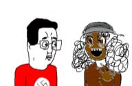 clothes female glasses hair oekaki subvariant:soyniqua swastika variant:chudjak variant:soytan // 500x328 // 50.7KB