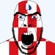 angry bbc beard facial_mark flag flag:netherlands flag:north_brabant forehead_mark glasses looking_at_you netherlands north_brabant open_mouth queen_of_spades soyjak spade stubble subvariant:cobson_front2 thick_eyebrows transparent transparent_background variant:cobson white_eyes // 800x800 // 25.7KB