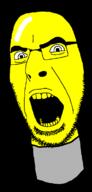 angry glasses lamp looking_at_you objectsoy open_mouth soyjak stubble variant:cobson // 566x1184 // 21.4KB