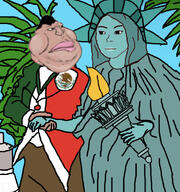 castizo_futirism mexico statue_of_liberty variant:meximutt variant:wifejak wedding // 582x622 // 433.3KB