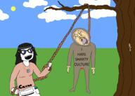 2soyjaks anti_anti_soytan antiswarthy_(namefag) bait clothes cloud coal dead eskimo grass hair lynching rope sharty_culture soy soylent sun tree variant:bernd variant:soytan // 2100x1500 // 221.9KB