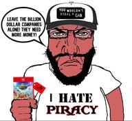 angry clothes glasses hat i_hate mario mario_kart mario_kart_world nitnendo red_skin soyjak speech_bubble stencil_font stubble subvariant:science_lover super_mario variant:markiplier_soyjak // 640x589 // 58.8KB