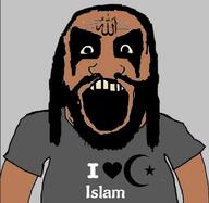 allah angry beard black_metal brown_skin halal islam metallic_niggers muslims subvariant:science_lover variant:markiplier_soyjak // 1122x1094 // 74.2KB