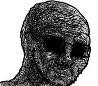artist:conservativewaluigi beard closed_mouth dead_inside depressed glasses nas:wojak soyjak subnas:depressed_wojak subvariant:depressed_soyak template variant:soyak variant:wojak void withered // 482x427 // 89.4KB