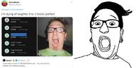 2soyjaks ear earring glasses hair irl irl_background james_harper_reed open_mouth reaction soyjak text twitter variant:harper // 1084x550 // 304.6KB