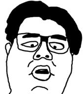 fat glasses hair mouth_open variant:psy variant:unknown // 1560x1768 // 17.6KB