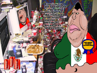 award black_hair black_text brown_skin clothes computer desktop dirty double_chin fat fatass flag:mexico immigrant larp larper messy_room mexico mexico_is_white mutt mutt_lips obese satoko_houjou(namefag) subvariant:impish_amerimutt variant:impish_soyak_ears variant:meximutt // 640x480 // 571.8KB