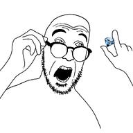 gem glasses hand open_mouth shocked stubble variant:checkjak // 1000x1000 // 82.7KB