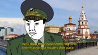angry closed_mouth clothes hair hat irkutsk irl_background military military_cap necktie soyjak text uniform variant:chudjak // 1920x1080 // 1.6MB