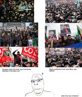 aryan bald beard brown_skin caption chechen chechenya cobby confused gay_hats glasses irl italians italy mouth open protest racism raised_eyebrow russia stubble subvariant:nucob variant:cobson white_skin // 2100x2500 // 1.3MB