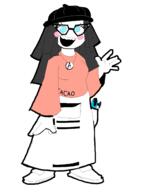 avengers blush clothes female girl glasses necklace nintendo nintendo_switch redraw smile soyjak variant:soytan video_game waving // 764x965 // 92.5KB