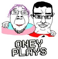 2soyjaks chud_troon_alliance closed_mouth flag friendship glasses hair hand lipstick mustache nazism oneyplays purple_hair smile soyjak stubble subvariant:chudjak_front swastika text toothbrush_moustache tranny variant:bernd variant:chudjak // 1620x1660 // 1.2MB