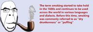 1600s closed_mouth educational factjak pipe smile smoke smoking soyjak stubble teeth text variant:cobson // 3050x1060 // 834.6KB