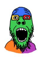 big_head big_mouth big_nose gape glasses kai_cenat kaicenat nuvariant nuvariants stubble trend:colorjak variant:kai_cenat wrinkles // 398x529 // 9.7KB