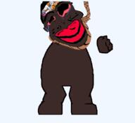 animated fallenchungus hanging jartycuck nigger soyjak_party variant:chudjak // 1060x971 // 1.4MB