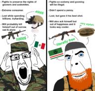 amerimutt christianity consumerism flag:ichkeria flag:united_states iraq isis islam latino mexico military russia soldier variant:cobson variant:ppp // 1290x1236 // 837.4KB