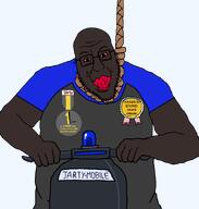 ack award awards black_skin bloodshot_eyes clothes cuck flag:pedophilia_pride_flag hanging jake jartycuck nigger pedo_award pedophile red_lips rope scooter slopjak text variant:blartjak // 876x921 // 27.0KB