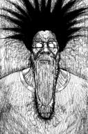 closed_mouth glasses hair schizo soyjak stubble subvariant:schizojak variant:markiplier_soyjak // 1048x1584 // 234.1KB