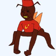 animated cockroach fez flag:turkiye islam islamic monkey_dance pisslam red_shirt satoko_fans_arent_white_(NameFag) shitskin turkiye turkroach variant:wojak wing // 1000x1010 // 68.1KB