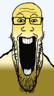 glee happy open_mouth smile stretched_chin stretched_mouth subvariant:longplier teeth variant:markiplier_soyjak yellow yellow_skin // 993x1745 // 52.9KB