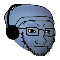 closed_mouth clothes glasses hat headphones neptune neutral planet solar_system soyjak space stubble variant:soyak // 900x900 // 608.4KB