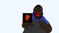 'p badge big_lips double_chin eyebrows fat hand head nate nigger obese red_lips showing_something stubble surprised sweating sweaty transparent_background variant:nopejeet wrinkles // 1703x954 // 109.7KB