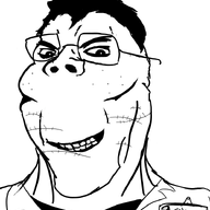 clothes doctor dr_soyowad evil glasses hair horror scar smile soyjak variant:gapejak // 732x800 // 101.0KB