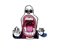 big_mouth gaping_mouth glasses teeth tounge variant:unknown // 1920x1437 // 657.4KB