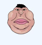 angry brown_skin fat hair lips looking_at_you obese subvariant:meximutt_front4 template transparent_background variant:meximutt yellow_sclera // 796x849 // 33.6KB