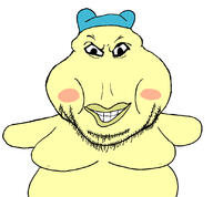 arm blush fat looking_at_you mametchi no_glasses no_nose smile stubble subvariant:meximutt_front teeth variant:mameson variant:meximutt yellow_skin // 1090x1010 // 372.4KB