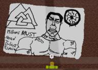 angry aryan buff chud closed_mouth ear glasses hair incredible_fatty julius_evolva roblox sonnenrad swastika variant:chudjak vein video_game // 771x549 // 457.8KB