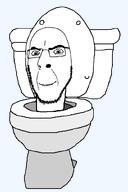 glasses looking_at_you skibidi skibidi_toilet smile subvariant:cobson_slim teeth toilet variant:cobson white_skin // 540x812 // 11.6KB