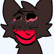 bloodshot_eyes boykisser boykissersilly_cat brown_skin crying distorted furfag furry jake jakparty_soy nigger red_lips subvariant:jartycuck trend:jartycuck trend:slopjak variant:chudjak // 800x795 // 217.8KB