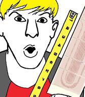4chan ascii clothes ear hair nate open_mouth ruler soyjak soyjak_party text thrembo variant:56jak yellow_hair // 360x415 // 78.4KB