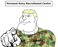 a10_eyes army aryan blond blue_eyes buff camouflage chin closed_mouth hair looking_at_you military military_uniform personal_army personal_army_recruitment_centre pointing pointing_at_viewer sharty smile snca soyjak subvariant:mexiaryan text uniform variant:meximutt yellow_hair // 1213x994 // 155.0KB
