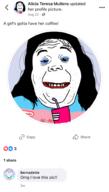 3soyjaks alicia_teresa_mullens blush coffee facebook glasses hair meta:tagme smile stubble tranny troon variant:alicia variant:bernd // 1125x1986 // 559.5KB