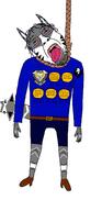 ack arm award badge blue_pants blue_shirt boots ear furry glasses hair hand hanging jewish_star open_mouth roblox shark shorts stubble tail text variant:bernd video_game zeppelin_wars // 1341x2761 // 832.2KB