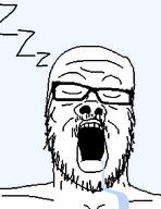 beard drool eyes_closed glasses saliva sleeping variant:a24_slowburn_soyjak z // 454x587 // 9.5KB