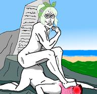 angry beach crystal_cafe female front_facing naked pillar pink_skin rock sky subvariant:female_chudjak subvariant:perceptive_chud variant:chudjak // 363x349 // 33.1KB