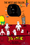 deltarune incrediblegassy movie movie_poster pointing soyjak_the_movie spamton subvariant:feralrage subvariant:pol_face text variant:chudjak variant:cobson variant:feraljak variant:gapejak variant:impish_soyak_ears variant:two_pointing_soyjaks video_game // 1400x2100 // 384.3KB