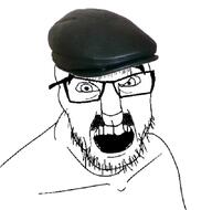 clothes dick dicknose hat meta:tagme mustache nose variant:feraljak // 589x583 // 87.8KB