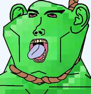 ack artist:admiral_avvakened brapmerald emerald emerald_(namefag) emerald_is_a_clitty_leaking_jartybrap hanging meta:namefags mouth rope variant:bernd variant:impish_soyak_ears // 598x620 // 173.9KB