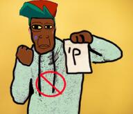 'p fnf_pedo holding_paper holding_sign subvariant:chudplier variant:markiplier_soyjak // 805x690 // 80.6KB