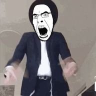 bald beard dance eyebrows eyes gem glasses jews meta:tagme mouth mouth_open rabbi soyjak variant:cobson // 387x388 // 3.3MB