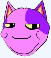 animal animal_crossing baby bob_(animal_crossing) cat deformed purple subvariant:nathaniel variant:gapejak // 471x536 // 10.1KB