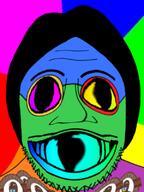 baby badge closed_mouth colorful colorful_teeth distorted eyebrows glasses hair multiple_soyjaks nigger nose pacifier soyjak stubble subvariant:emmanuel teeth variant:gapejak variant:lennonjak // 600x800 // 277.2KB