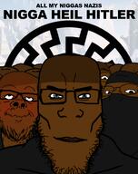 a10_eyes artist:ilovy balaclava black_skin blush closed_mouth glasses hyperborea its_just_getting_started its_over multiple_soyjaks nigger smile sonnenrad soyjak stubble subvariant:wholesome_soyjak text thumbnail trend:aryan variant:a24_slowburn_soyjak variant:bernd variant:gapejak variant:markiplier_soyjak // 749x947 // 381.1KB