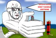 button crying drawn_background dynamite seething sign sitting variant:soyak // 1900x1300 // 244.1KB